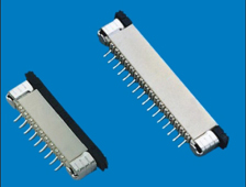 1.0mm pitch flat cable connector