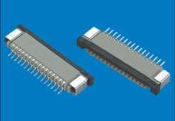 1.0mm间距扁平电缆连接器